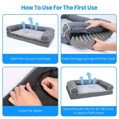 Pet Bed Cushion Couch - A-1 Thread Vault