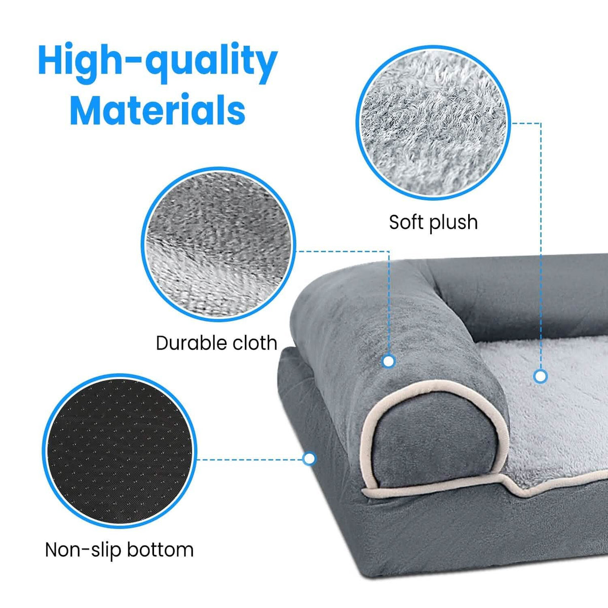 Pet Bed Cushion Couch - A-1 Thread Vault