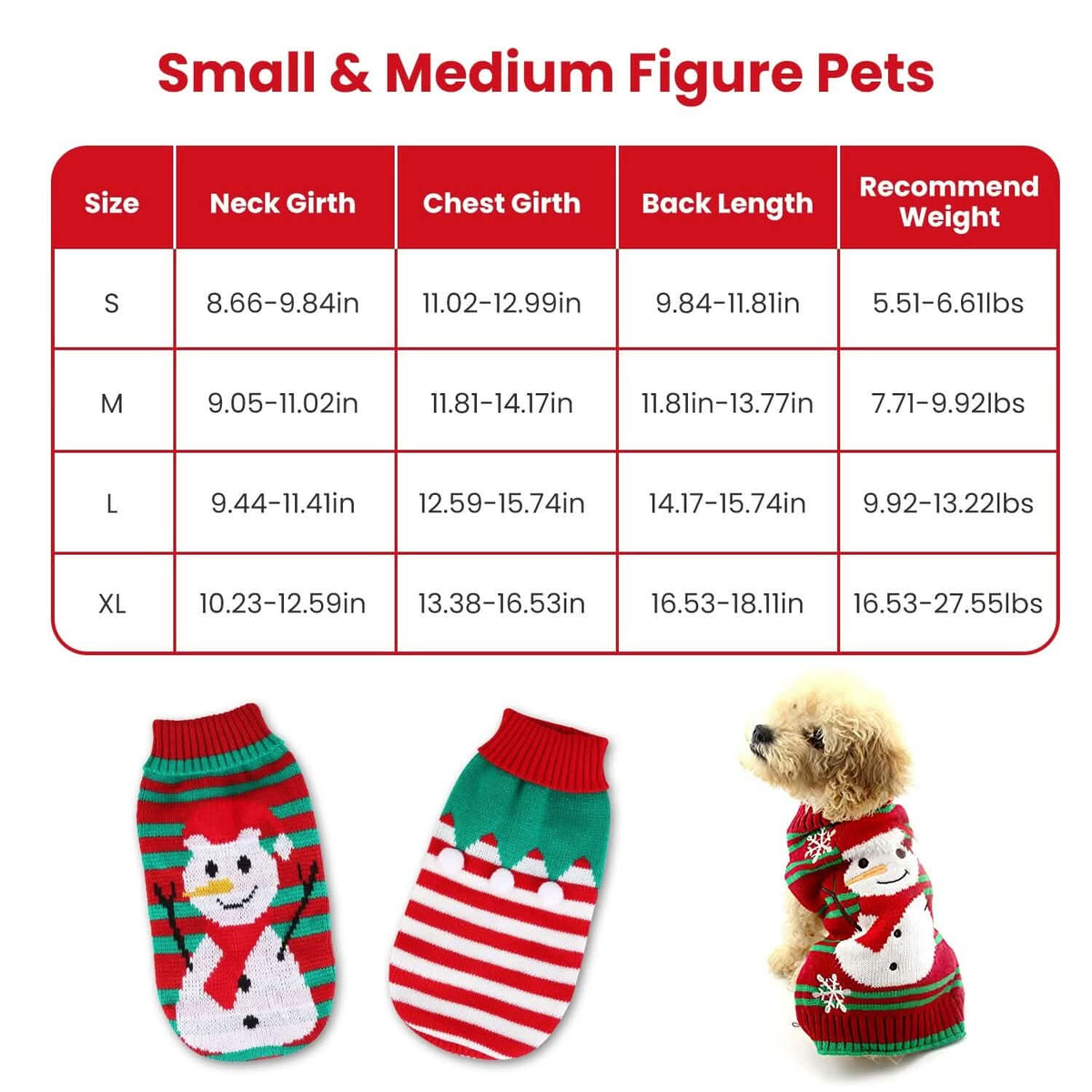 Pet Christmas Turtleneck Sweater - A-1 Thread Vault