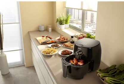 Philips Viva Collection TurboStar Airfryer, Black (HD9621/96) (Refurbished) - A-1 Thread Vault