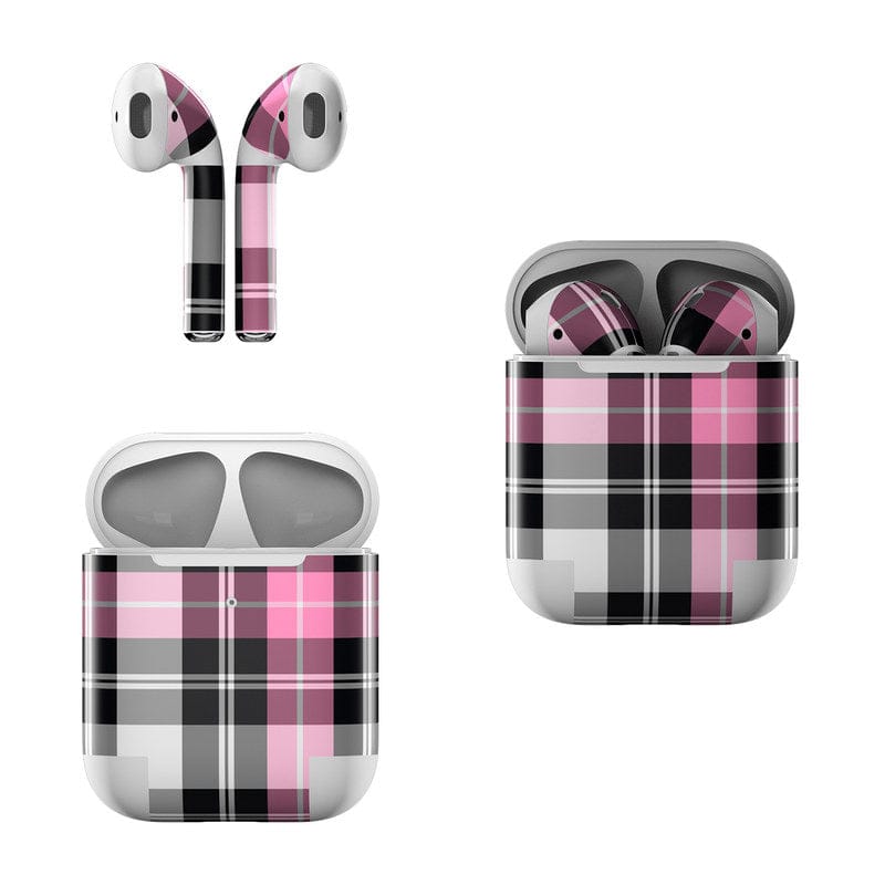 Pink Plaid - Apple AirPods Skin - A-1 Thread Vault