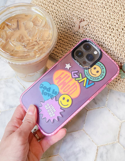 Pink Sticker Collage Phone Case - A-1 Thread Vault