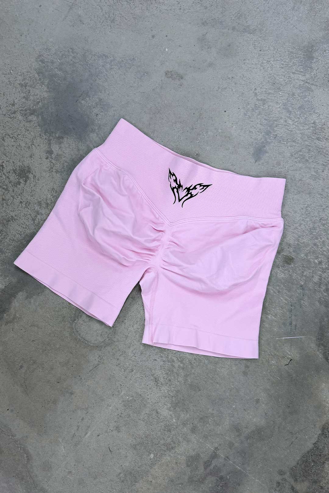 Tramp Stamp Mid Waist Gym Short - A-1 Thread Vault