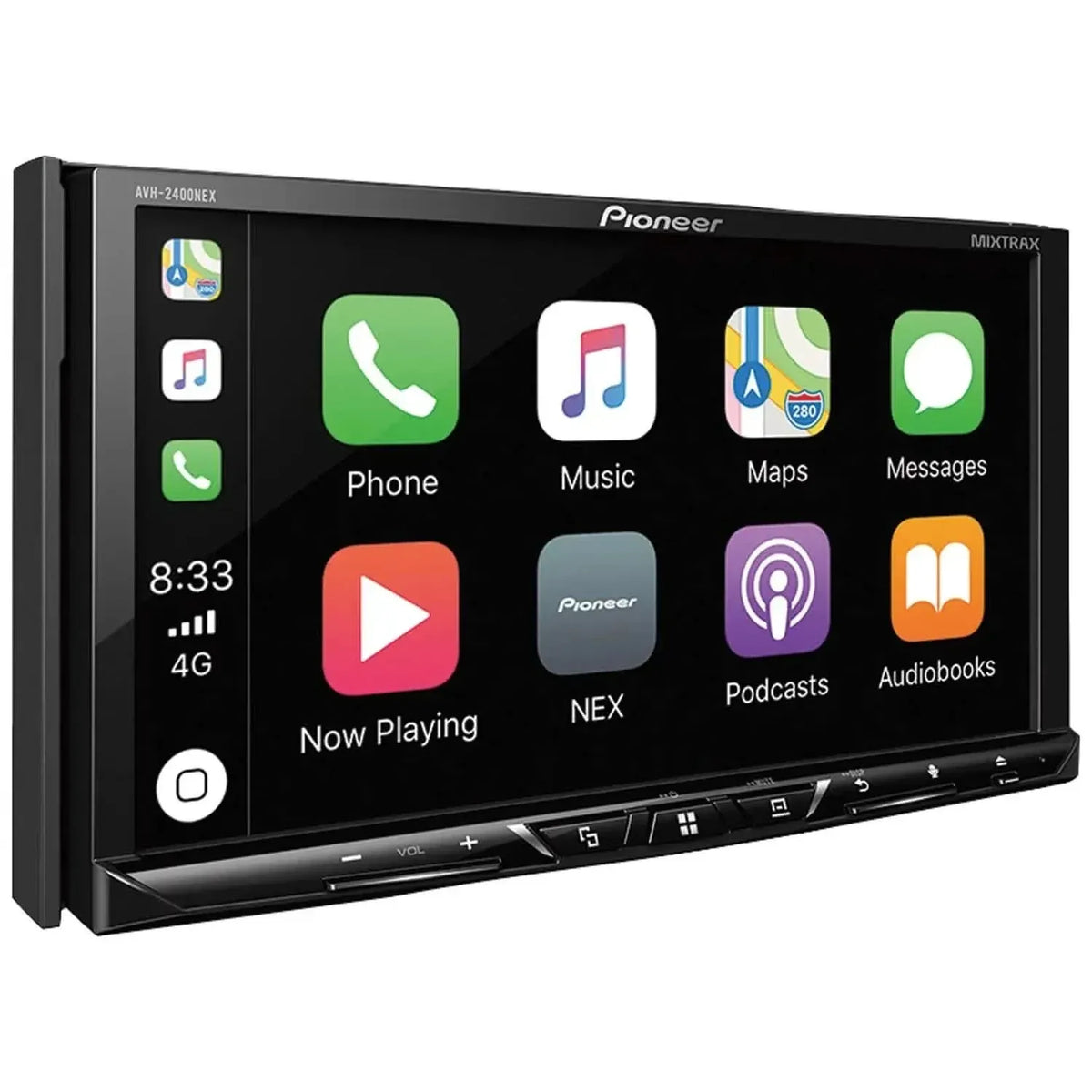 Pioneer AVH-2400NEX 7" Double-DIN In-Dash NEX DVD Receiver With Motorized Display, Bluetooth, Apple Carplay, Android Auto & SiriusXM Ready (Refurbished) - A-1 Thread Vault