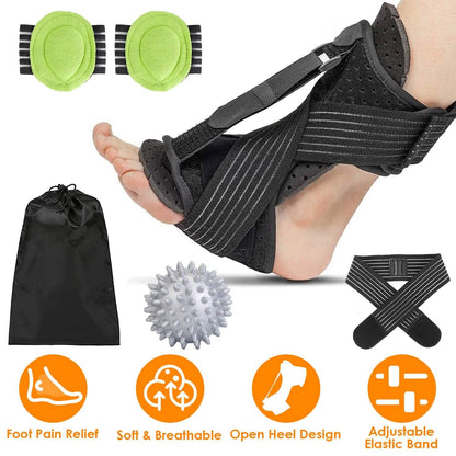 Plantar Fasciitis Night Splint Adjustable Foot Orthotic Brace - A-1 Thread Vault