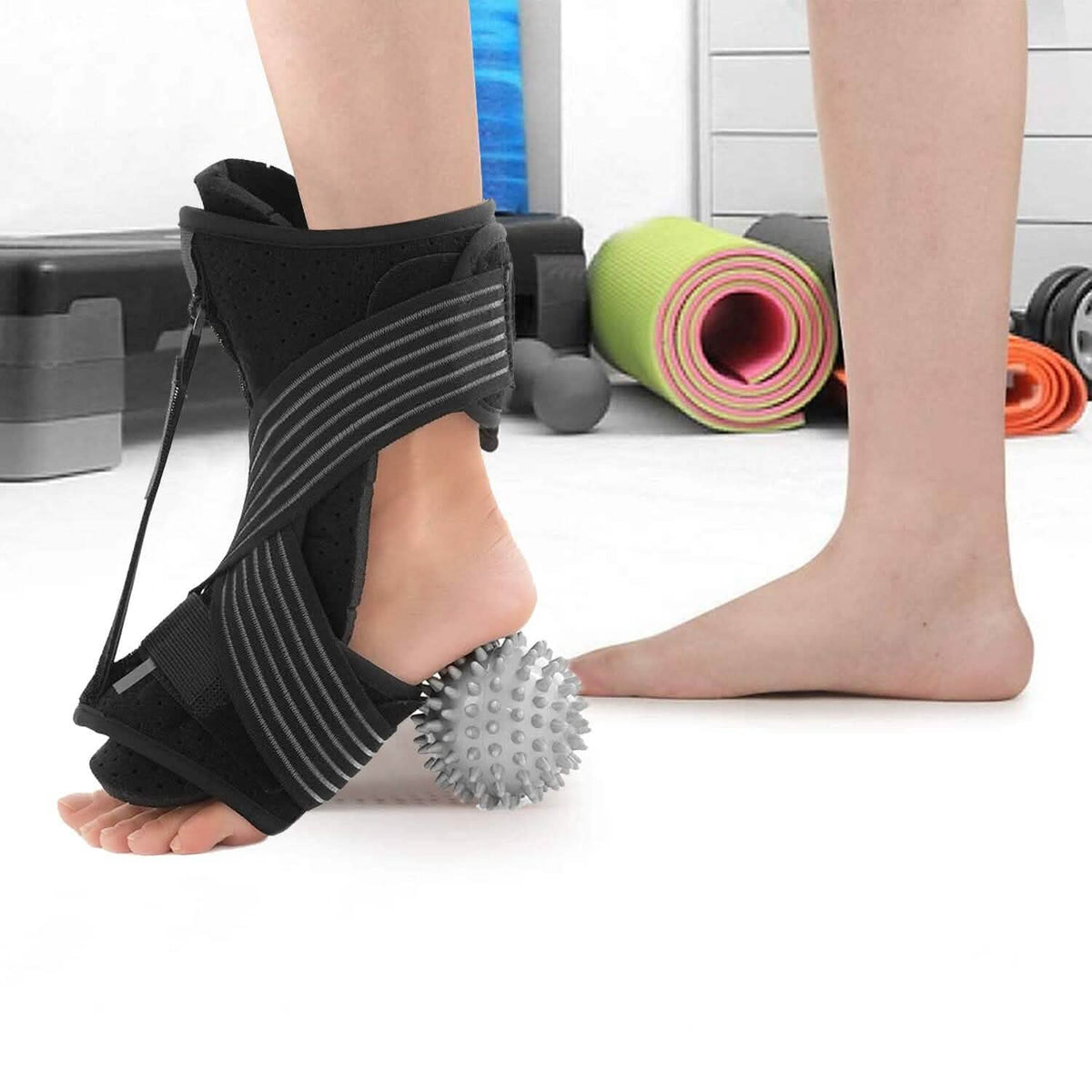 Plantar Fasciitis Night Splint Adjustable Foot Orthotic Brace - A-1 Thread Vault