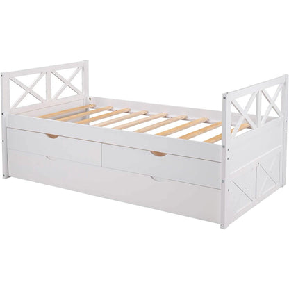 Platform Storage Bed with Trundle - A-1 Thread Vault