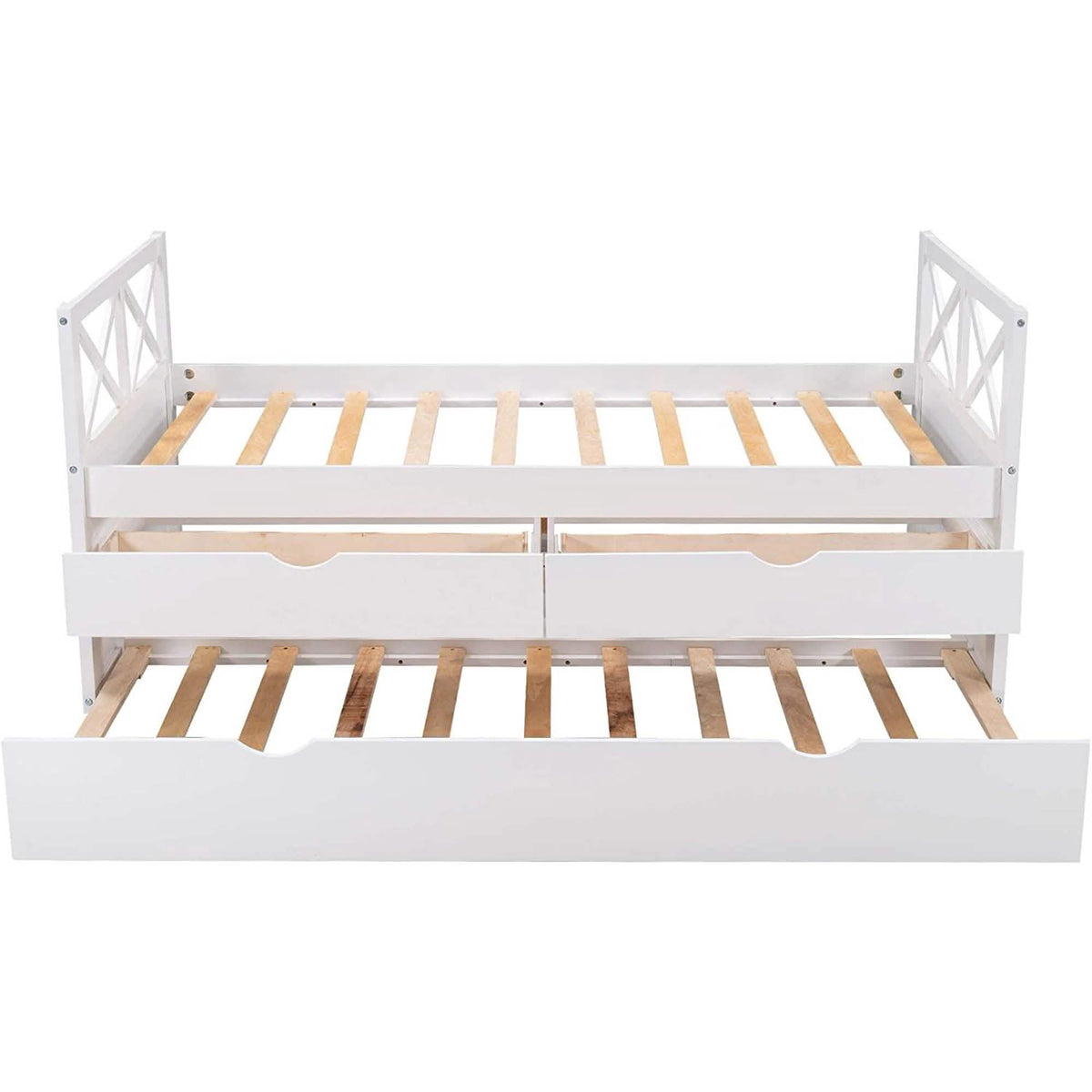 Platform Storage Bed with Trundle - A-1 Thread Vault