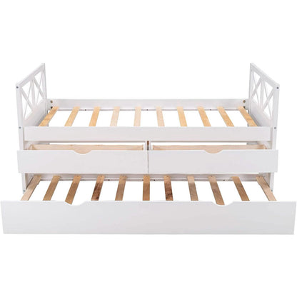 Platform Storage Bed with Trundle - A-1 Thread Vault