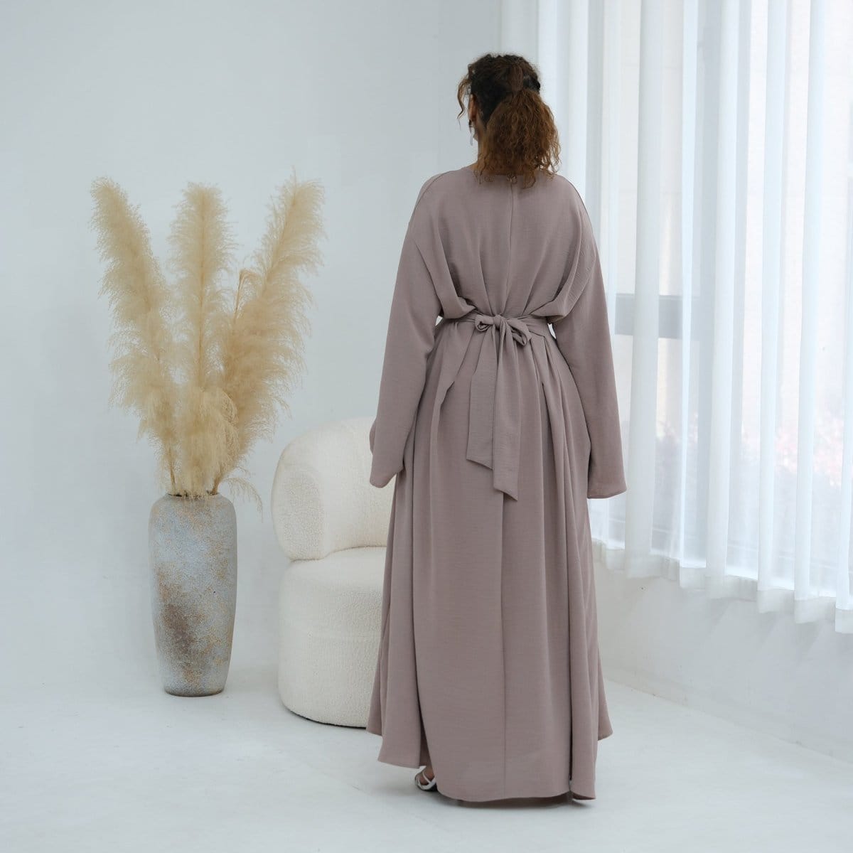 Pleated Batwing Sleeve Maxi Dress(MS453) - A-1 Thread Vault