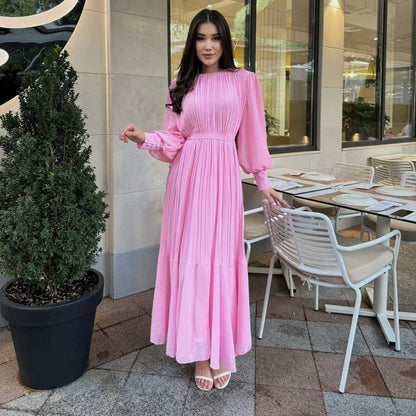 Pleated Tiered Maxi Dress(MS466) - A-1 Thread Vault