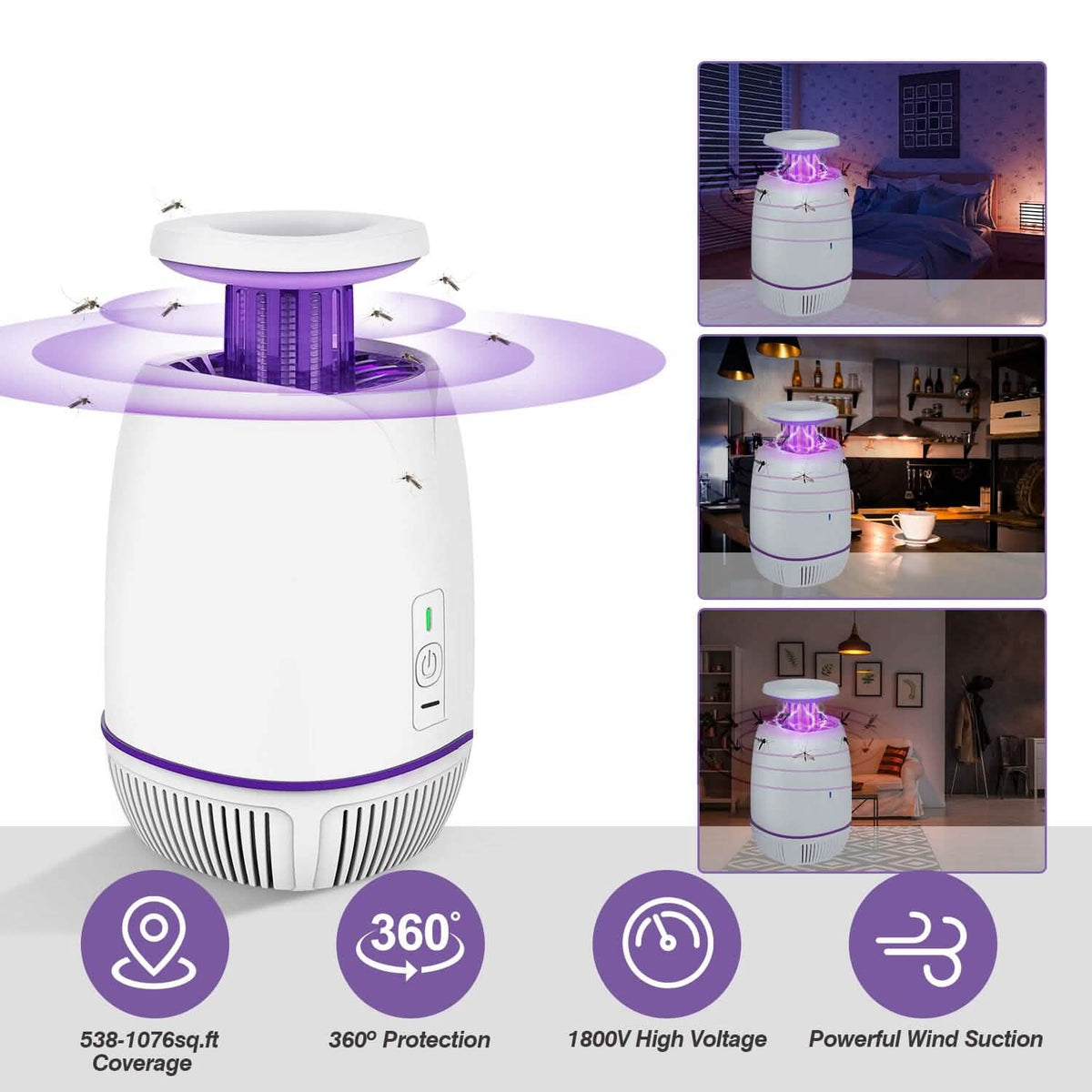 Plug-in Mosquito Zapper Max 10 with 3 Modes - A-1 Thread Vault