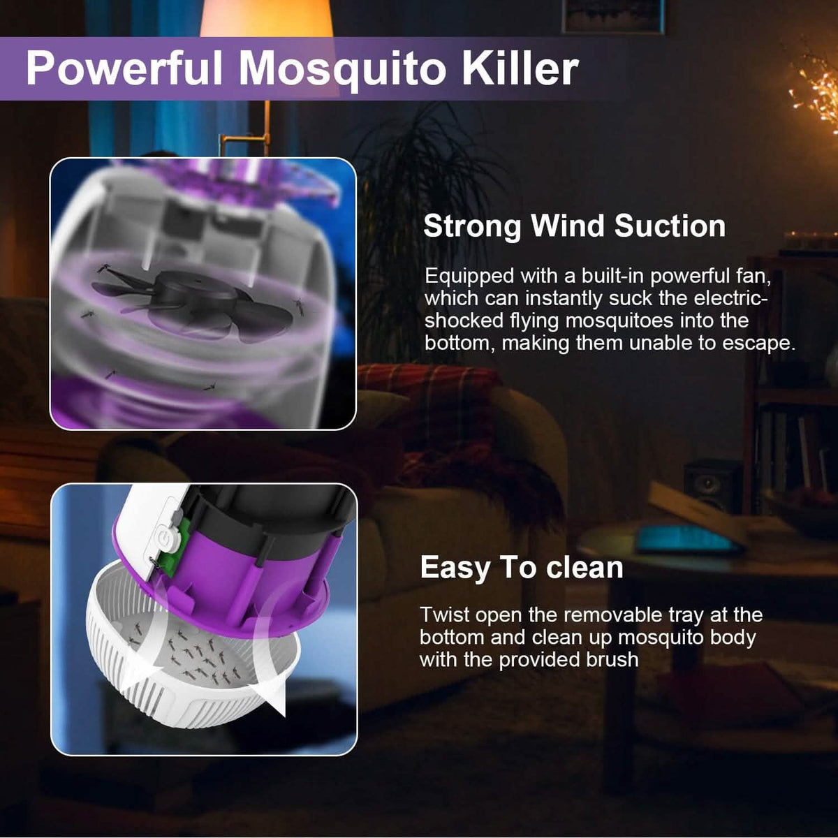 Plug-in Mosquito Zapper Max 10 with 3 Modes - A-1 Thread Vault