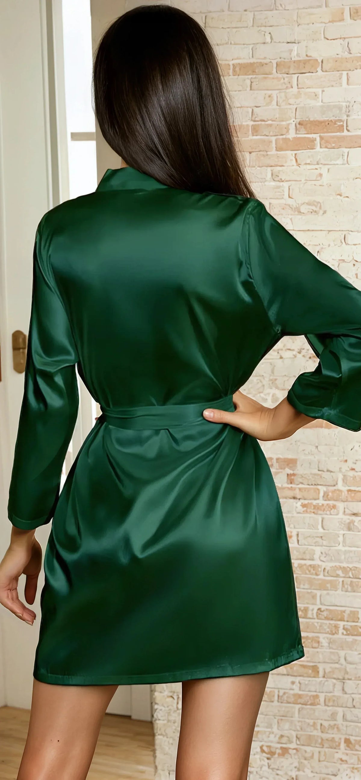 Plus Size Classic Satin Robe - A-1 Thread Vault