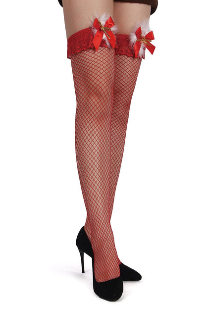 Plus Size Net Holiday Stockings - A-1 Thread Vault