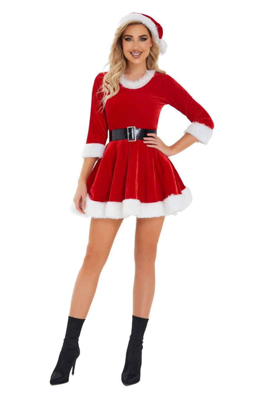 Plus Size Simply Sexy Santa costume - A-1 Thread Vault