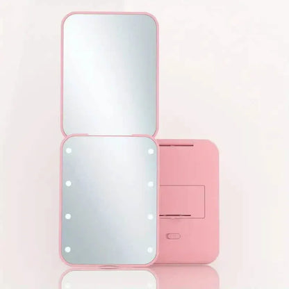 Pocket Mirror, 1X/3X Magnification LED Compact Travel Makeup Mirror - A-1 Thread Vault