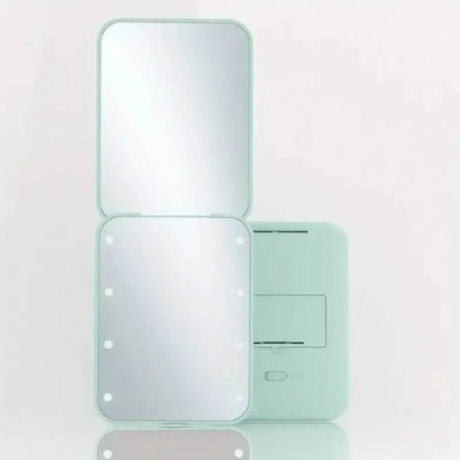 Pocket Mirror, 1X/3X Magnification LED Compact Travel Makeup Mirror - A-1 Thread Vault