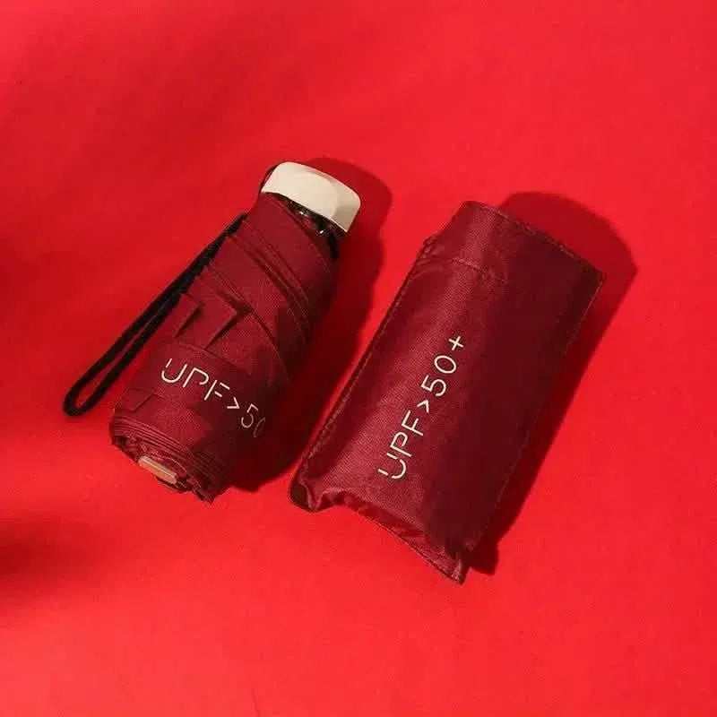 Pocket Windproof UV50 Anti-sunburn Rain Umbrella - A-1 Thread Vault