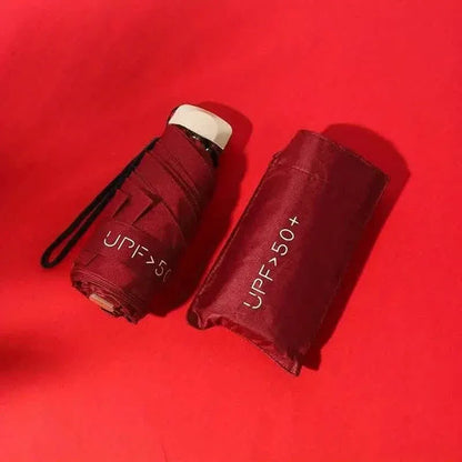 Pocket Windproof UV50 Anti-sunburn Rain Umbrella - A-1 Thread Vault