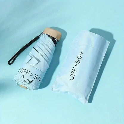 Pocket Windproof UV50 Anti-sunburn Rain Umbrella - A-1 Thread Vault