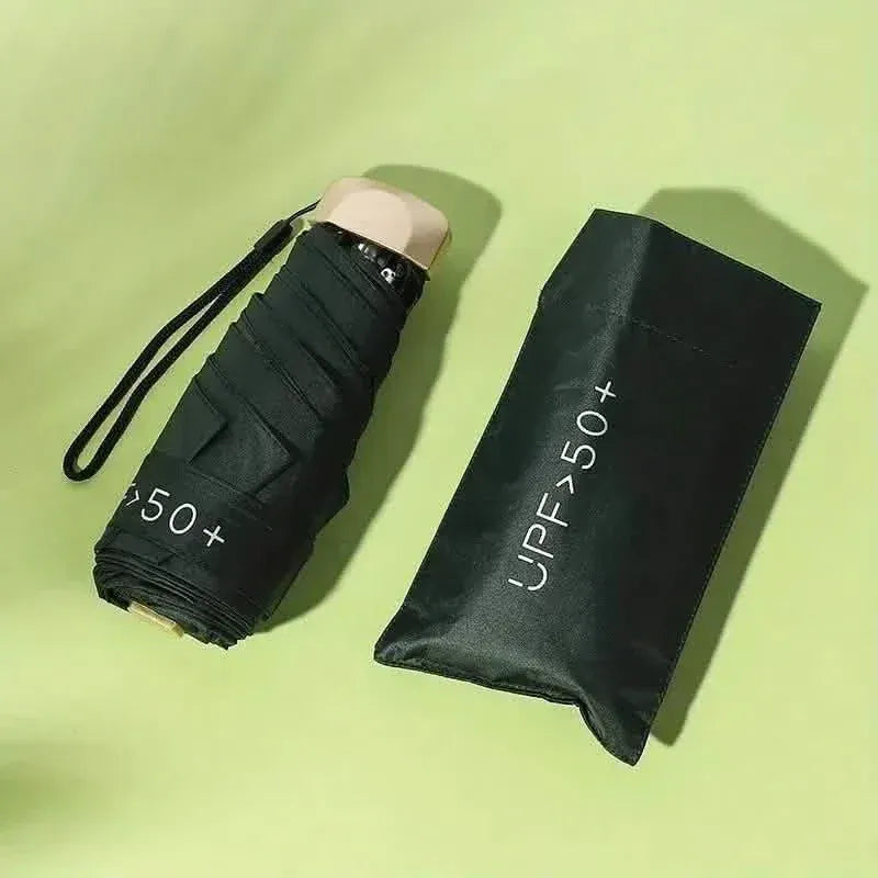 Pocket Windproof UV50 Anti-sunburn Rain Umbrella - A-1 Thread Vault