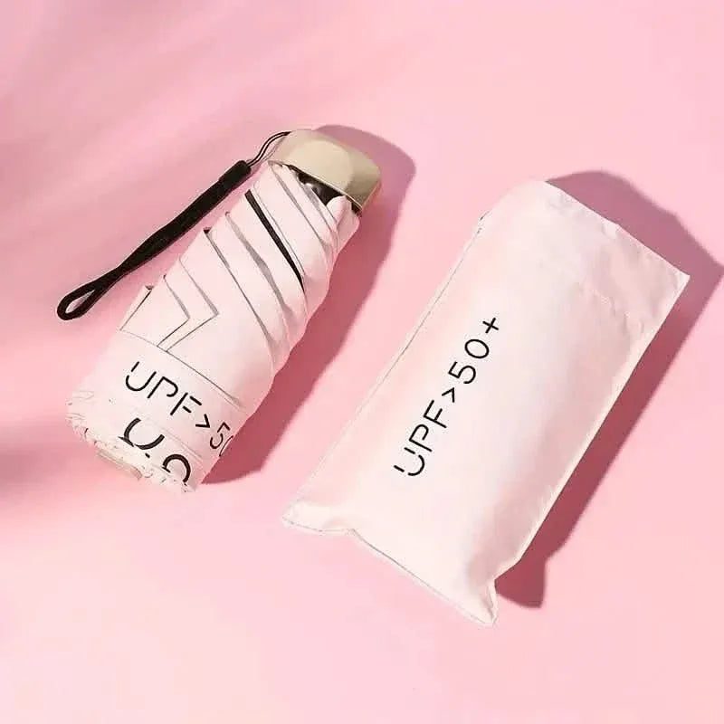 Pocket Windproof UV50 Anti-sunburn Rain Umbrella - A-1 Thread Vault
