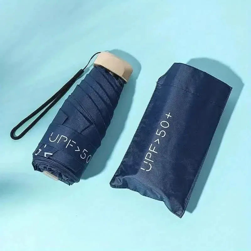 Pocket Windproof UV50 Anti-sunburn Rain Umbrella - A-1 Thread Vault
