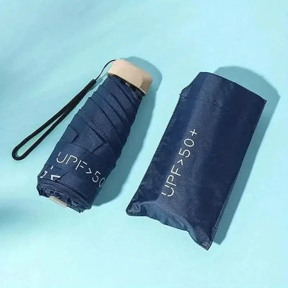 Pocket Windproof UV50 Anti-sunburn Rain Umbrella - A-1 Thread Vault