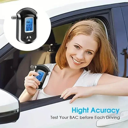 Police-Grade Breathalyzer with LCD Display - AT6000 Alcohol Tester - A-1 Thread Vault