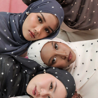 Polka Dot Hijab Scarf(MH230) - A-1 Thread Vault