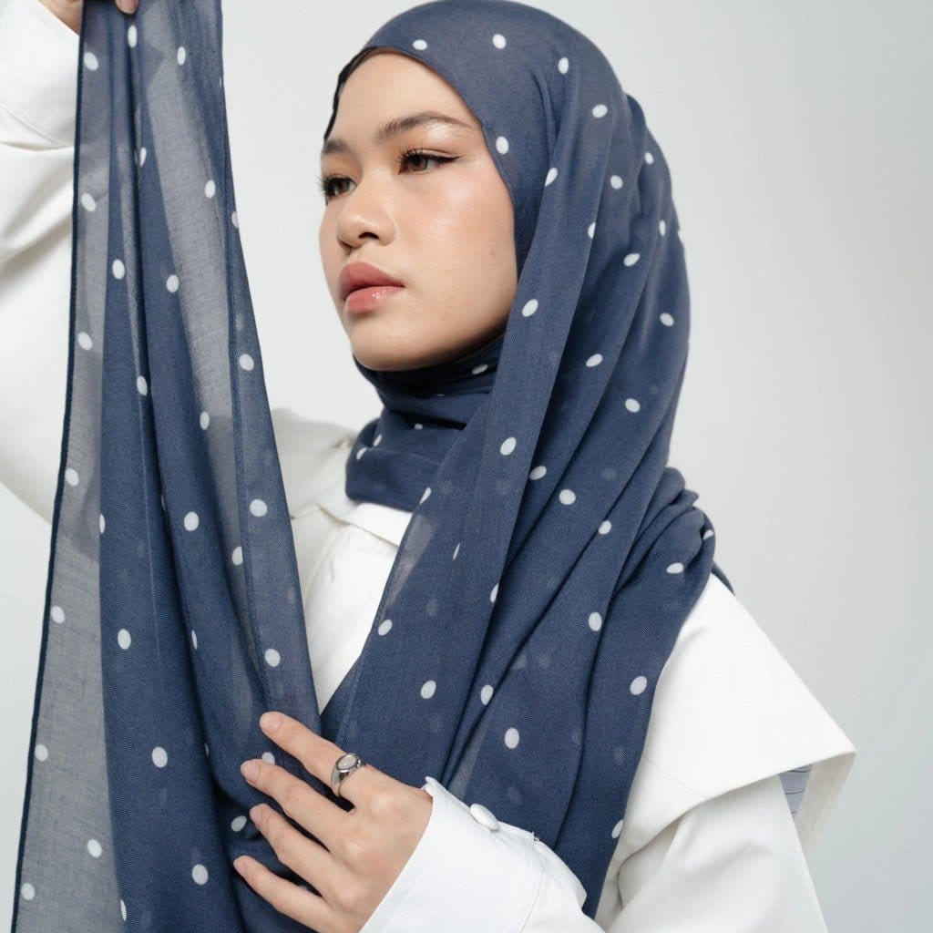 Polka Dot Hijab Scarf(MH230) - A-1 Thread Vault