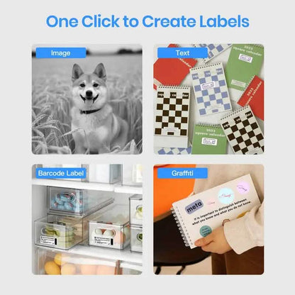 Polono Label Maker Machine with Tape PM220 Label Printer - A-1 Thread Vault
