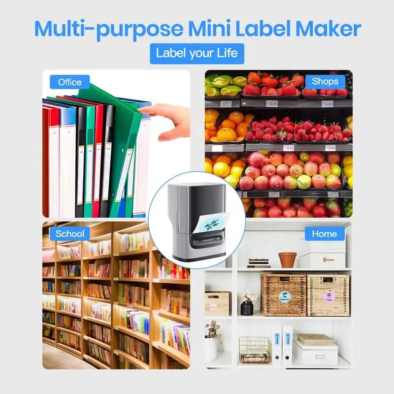 Polono Label Maker Machine with Tape PM220 Label Printer - A-1 Thread Vault