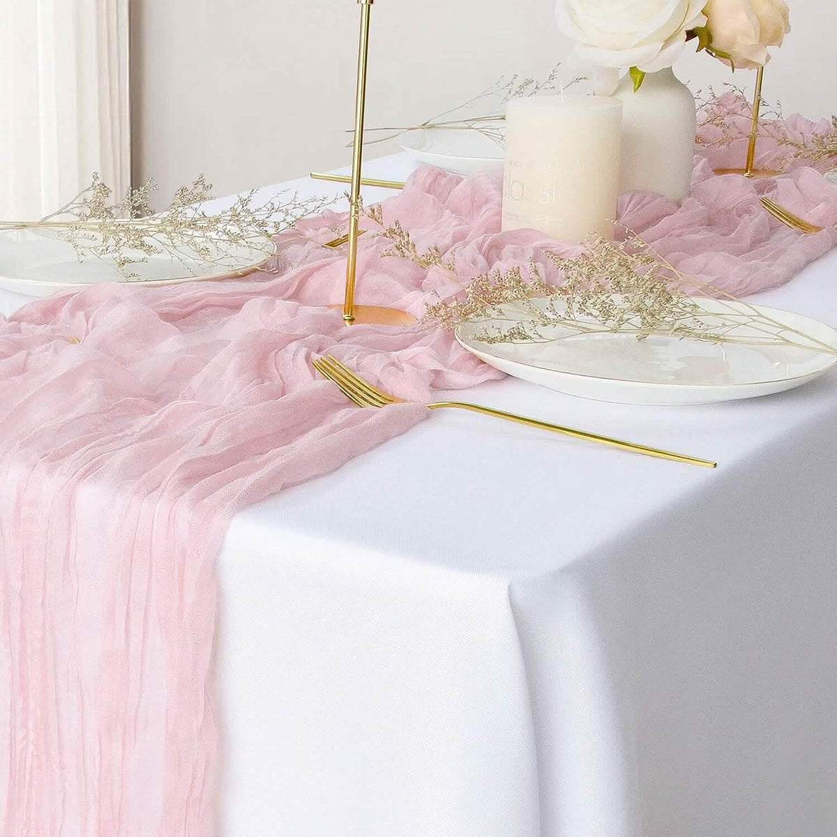 Polyester Crinkle Table Runner - A-1 Thread Vault