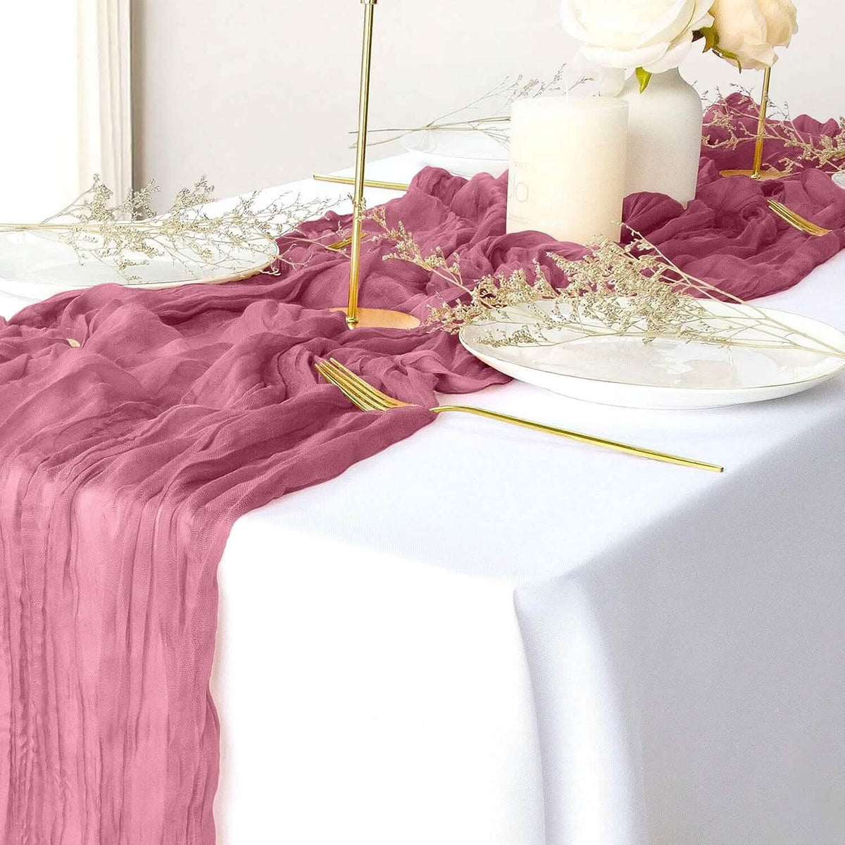 Polyester Crinkle Table Runner - A-1 Thread Vault