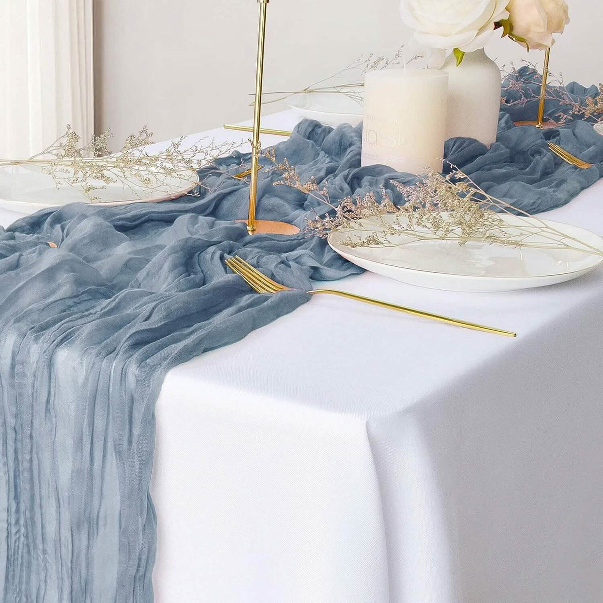 Polyester Crinkle Table Runner - A-1 Thread Vault