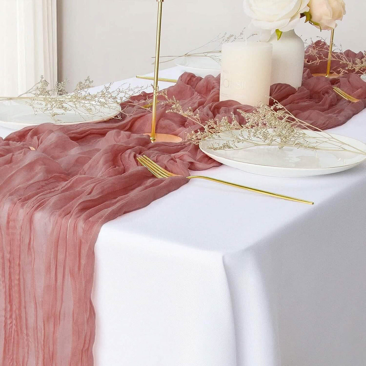 Polyester Crinkle Table Runner - A-1 Thread Vault