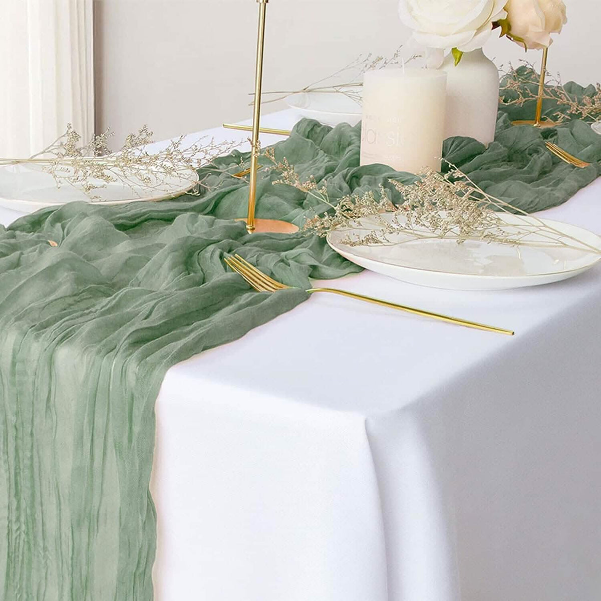 Polyester Crinkle Table Runner - A-1 Thread Vault