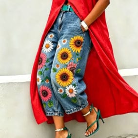 Polyester Wide-leg Pants - A-1 Thread Vault