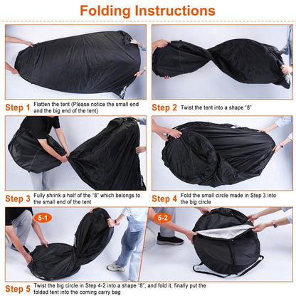 Pop Up Privacy Foldable Tent with Carry Bag - A-1 Thread Vault