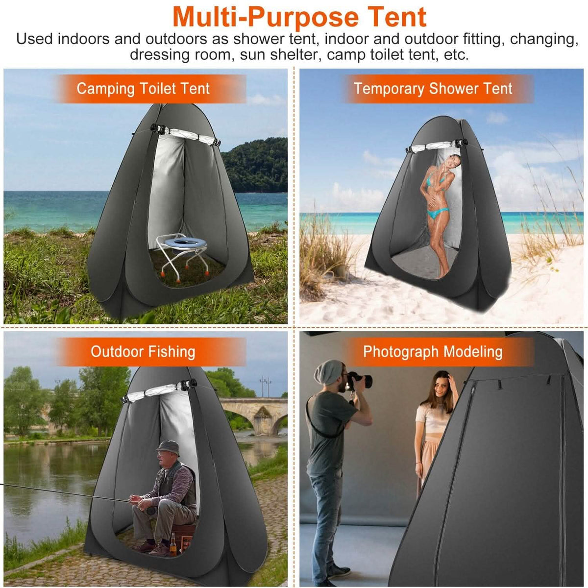 Pop Up Privacy Foldable Tent with Carry Bag - A-1 Thread Vault
