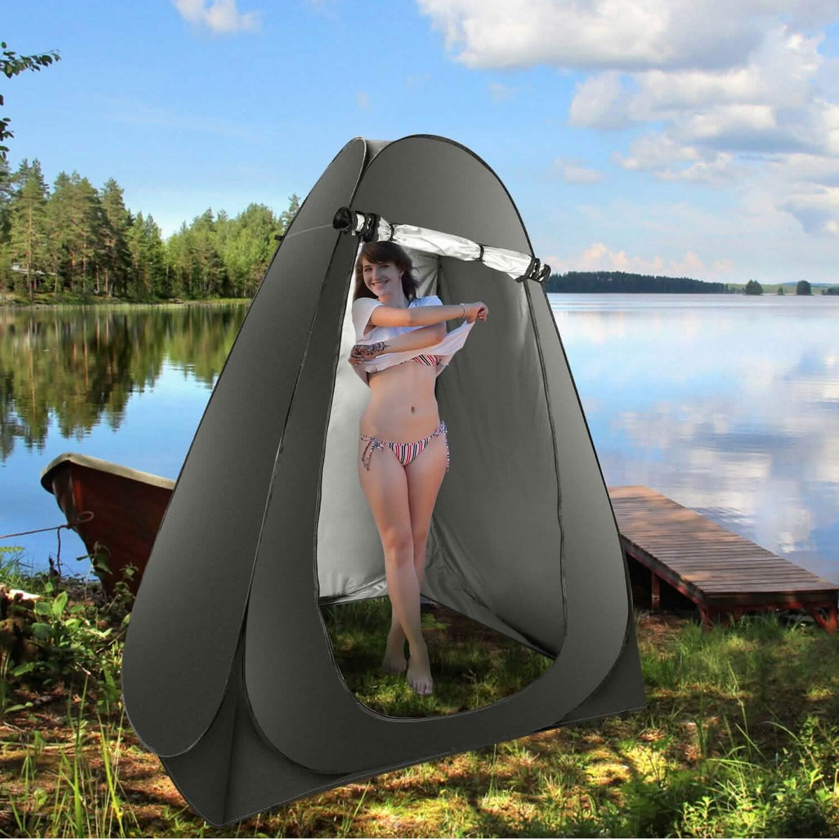 Pop Up Privacy Foldable Tent with Carry Bag - A-1 Thread Vault