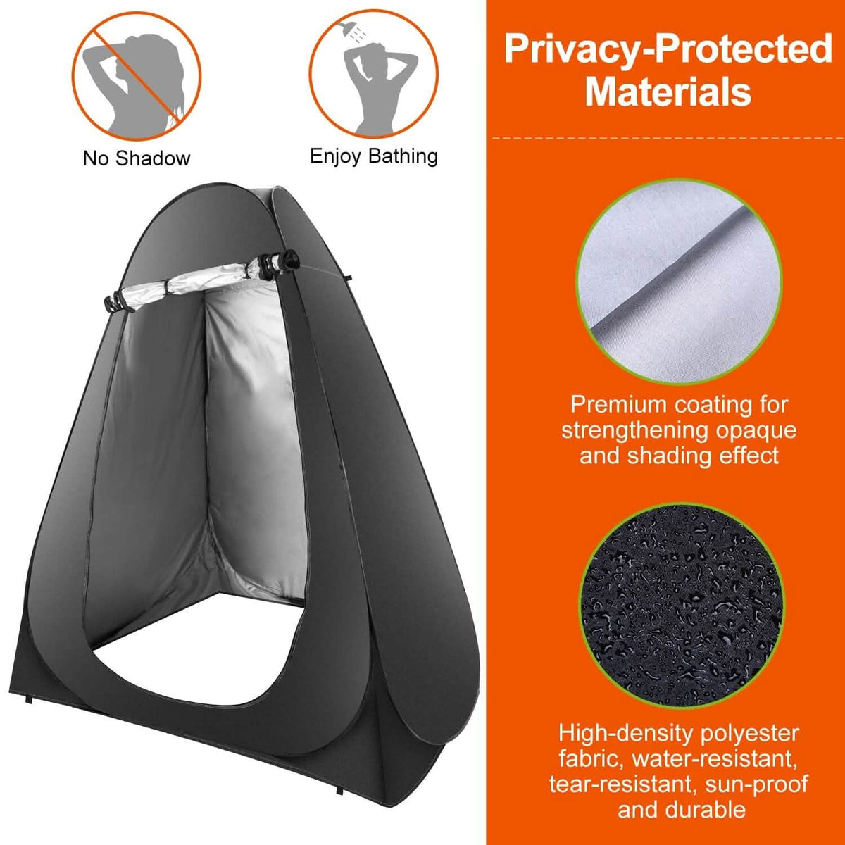 Pop Up Privacy Foldable Tent with Carry Bag - A-1 Thread Vault