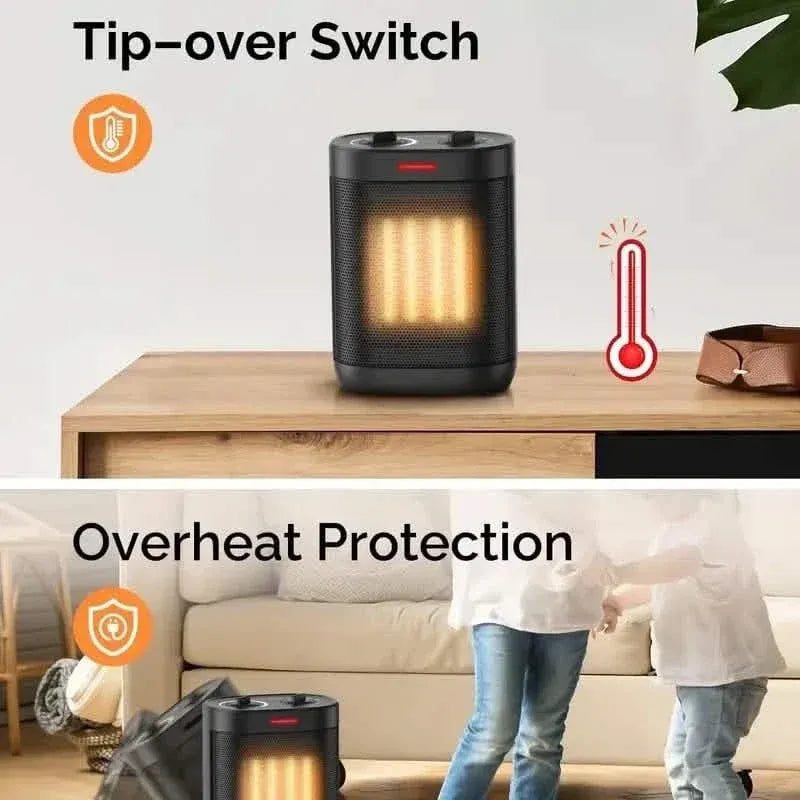 Portable 1500W/900W PTC Ceramic Space Heater - A-1 Thread Vault