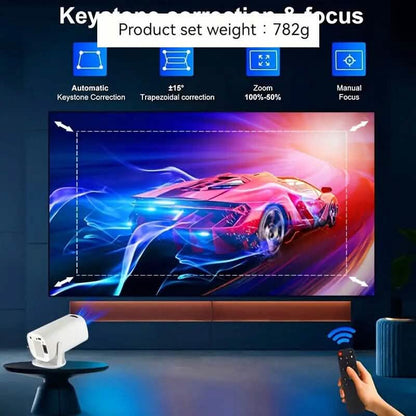 Portable 4K Mini Projector 180° Rotation - A-1 Thread Vault