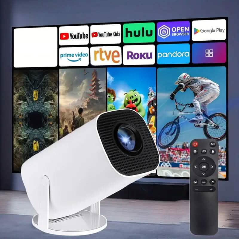 Portable 4K Mini Projector 180° Rotation - A-1 Thread Vault