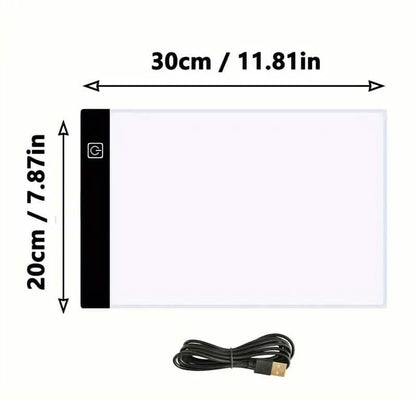 Portable A4 LED Copy Board Light Tracing Pad - A-1 Thread Vault