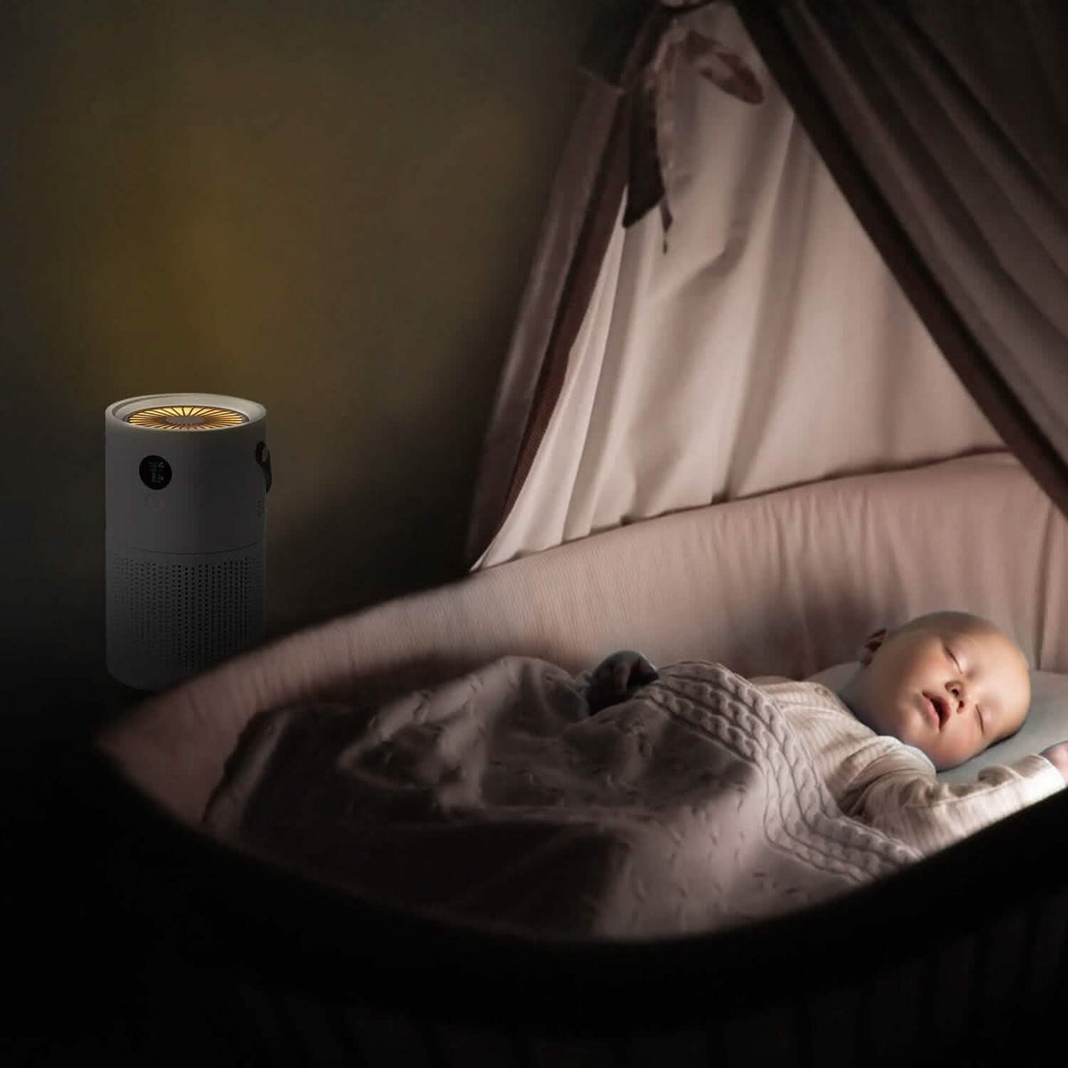 Portable Anio Air Purifier Electronic Air Sterilization with 4 Modes Night Light - A-1 Thread Vault