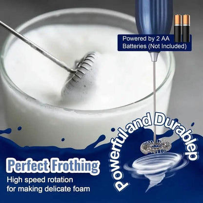 Portable Battery Operated Powerful Handheld Milk Frother - A-1 Thread Vault